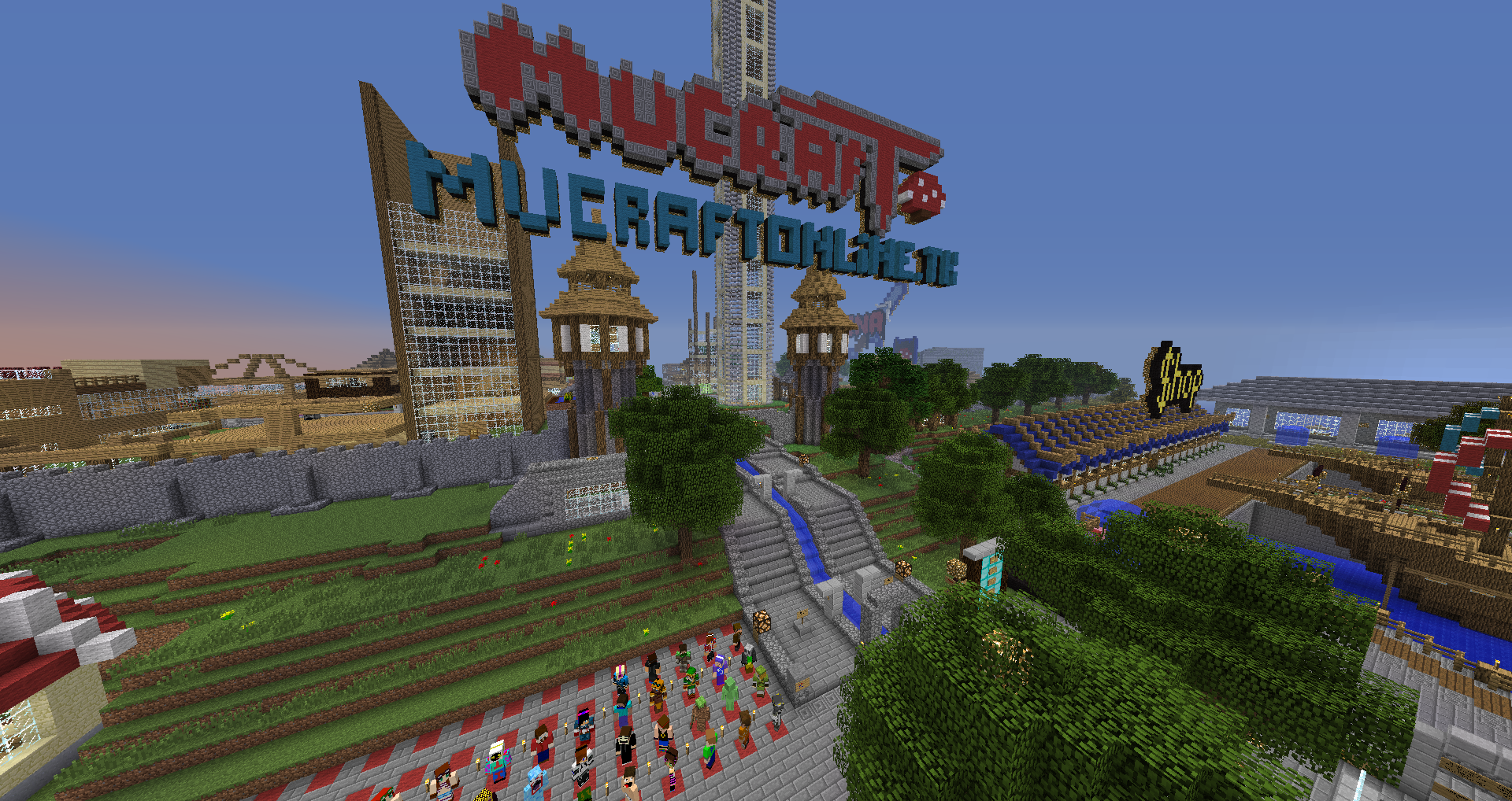 Picture from the minecraft server MuCraft 2012